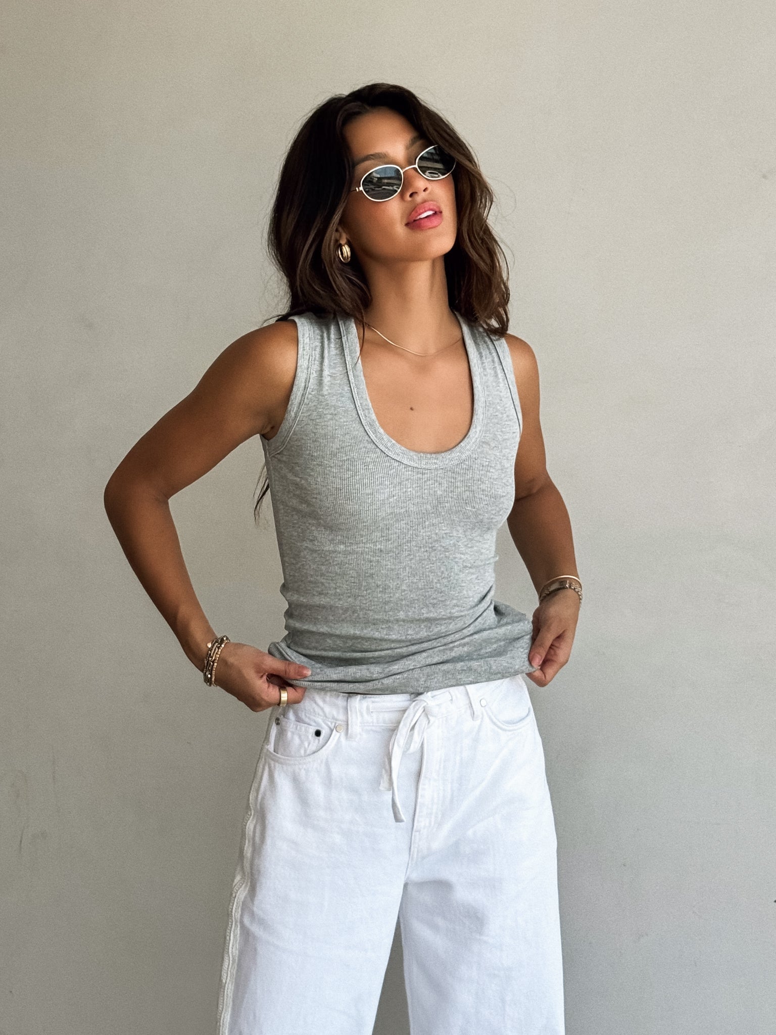 Cait Scoop Neck Tank