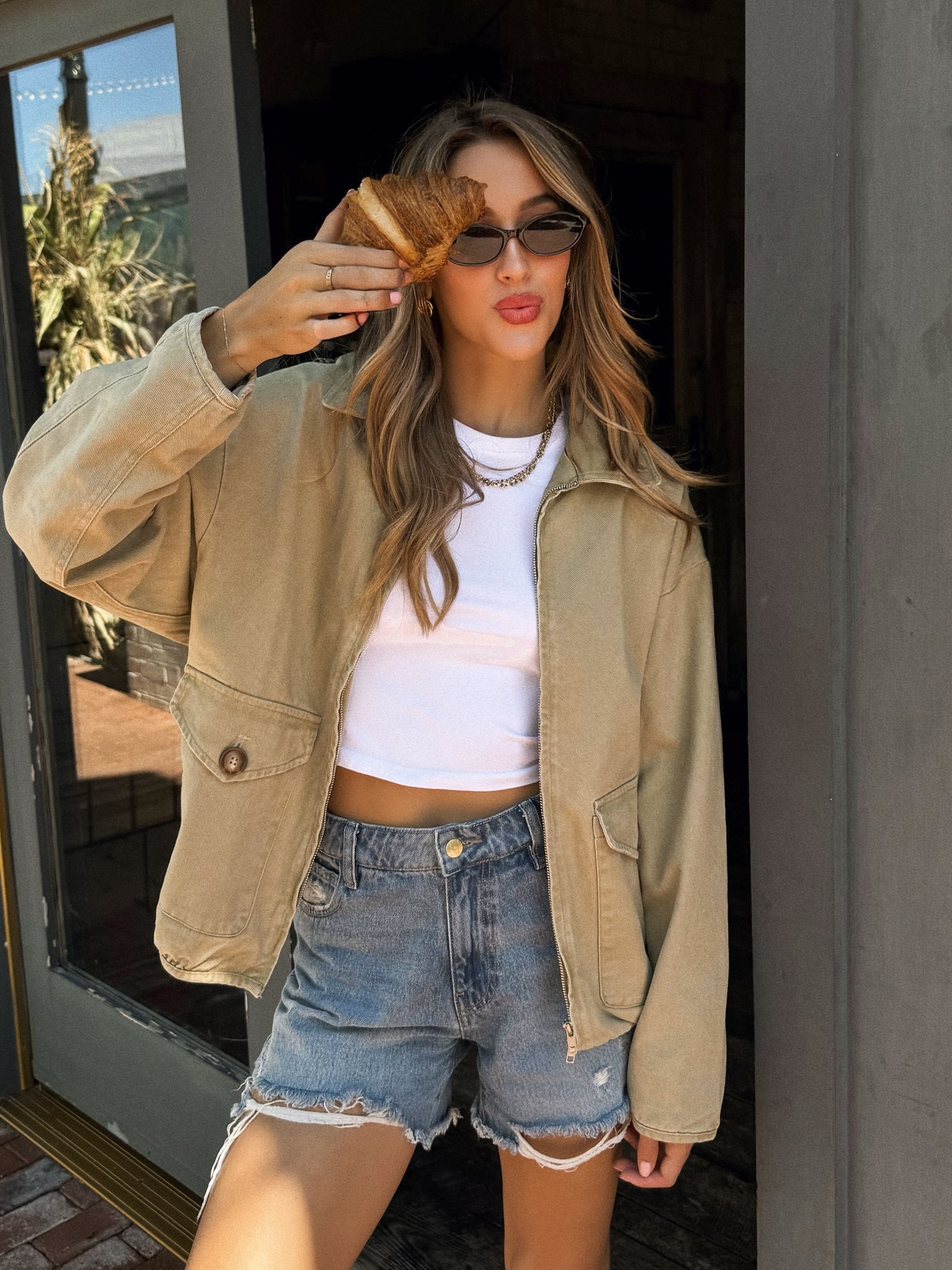 Kenni Barn Jacket in Sand