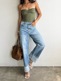 Eastside Loose Cuffed Denim Jeans