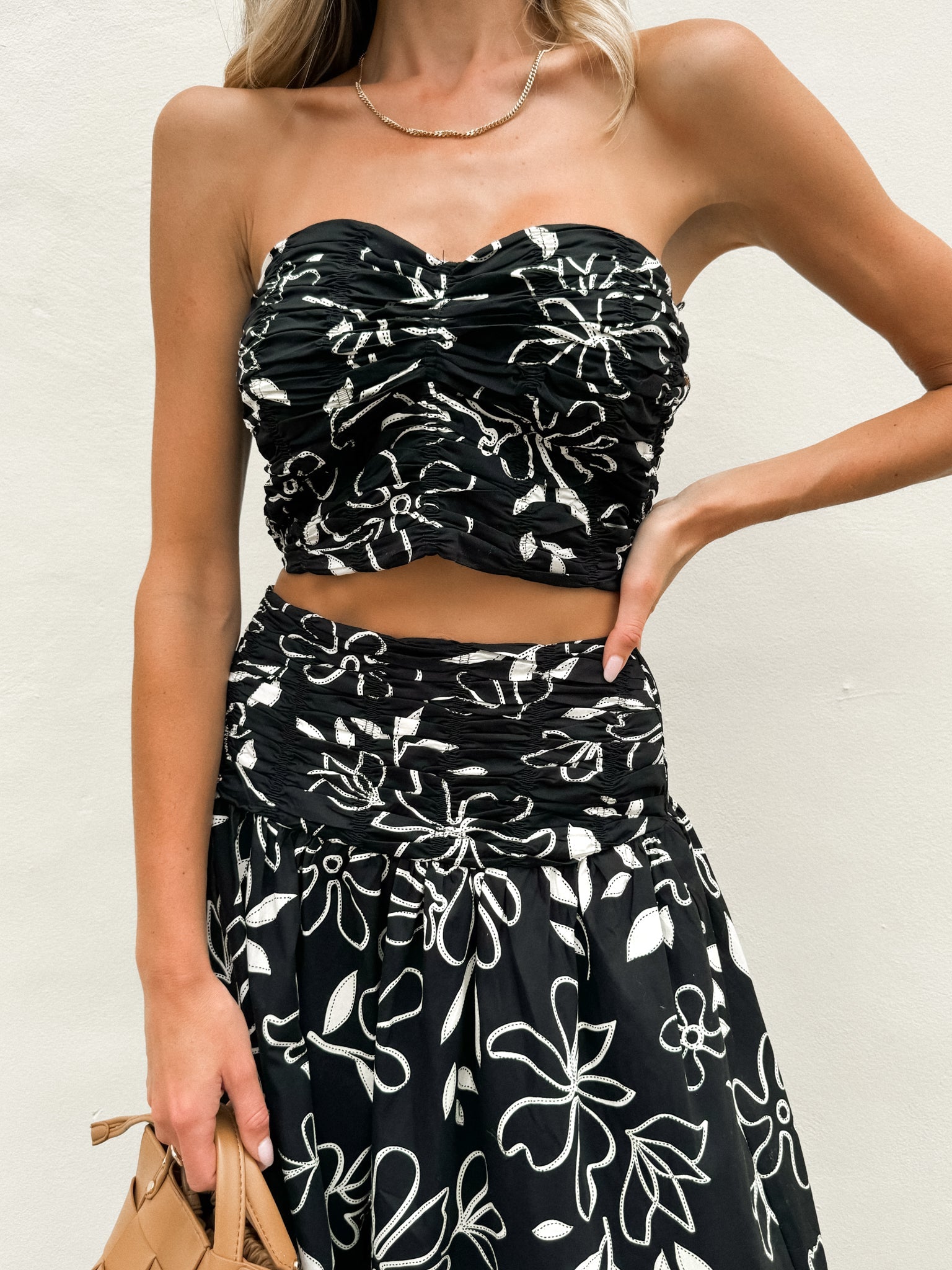Celine Floral Smocked Top - Final Sale