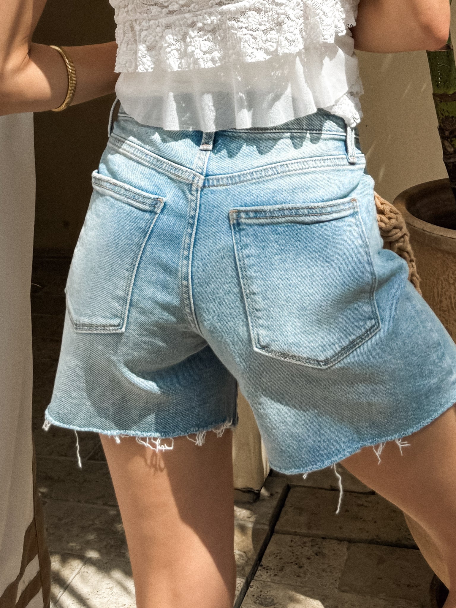 Downtown Denim Shorts - Final Sale