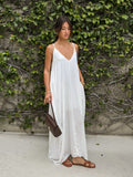 Giselle Maxi Dress in Off White - Final Sale