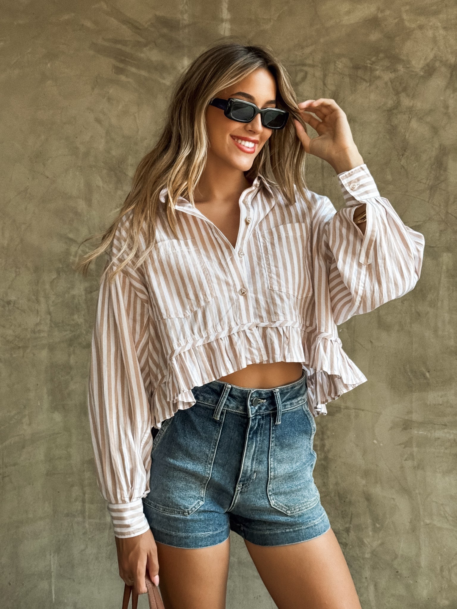Isla Stripe Button Down