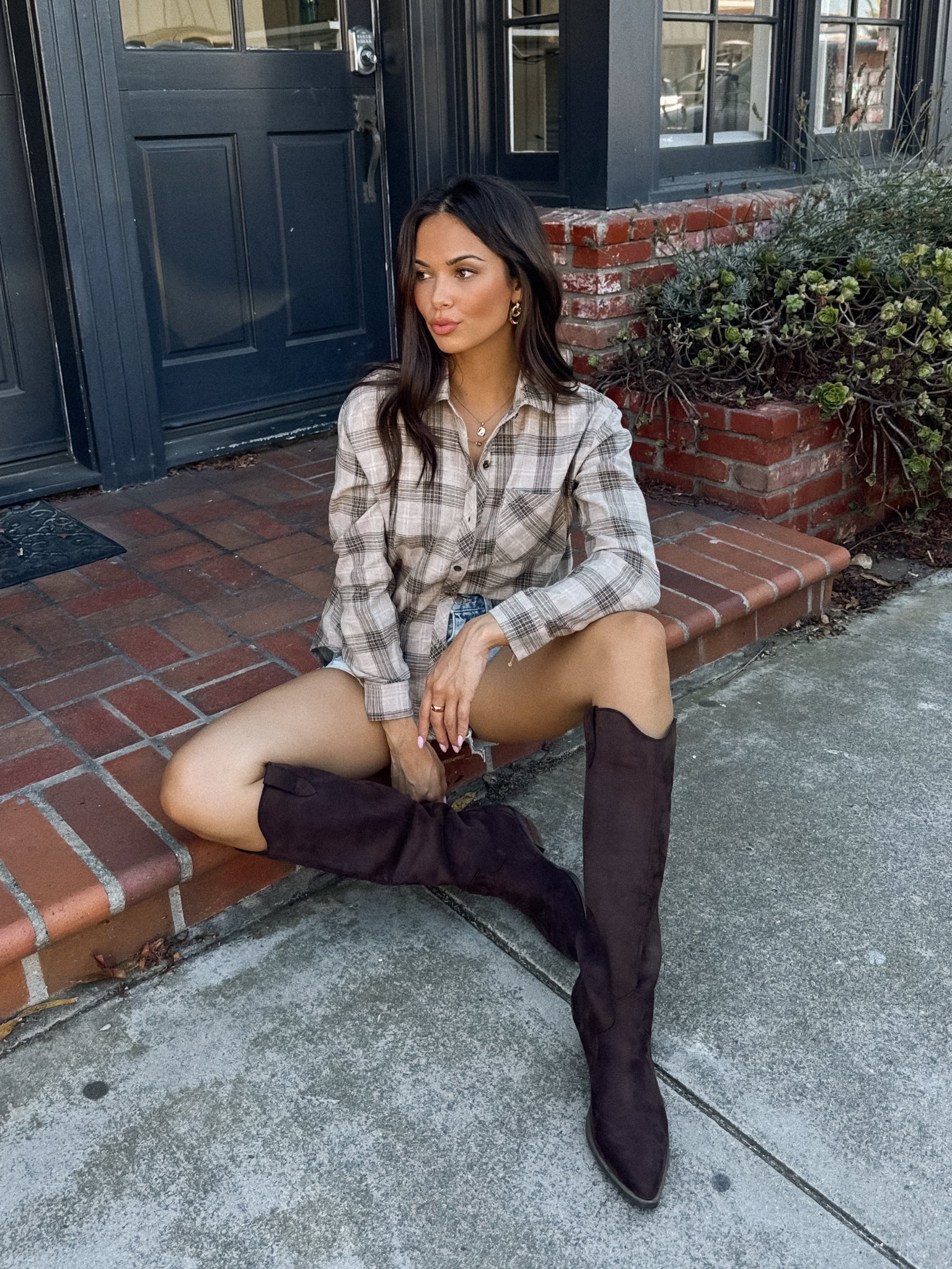 Fireside Flannel in Mushroom