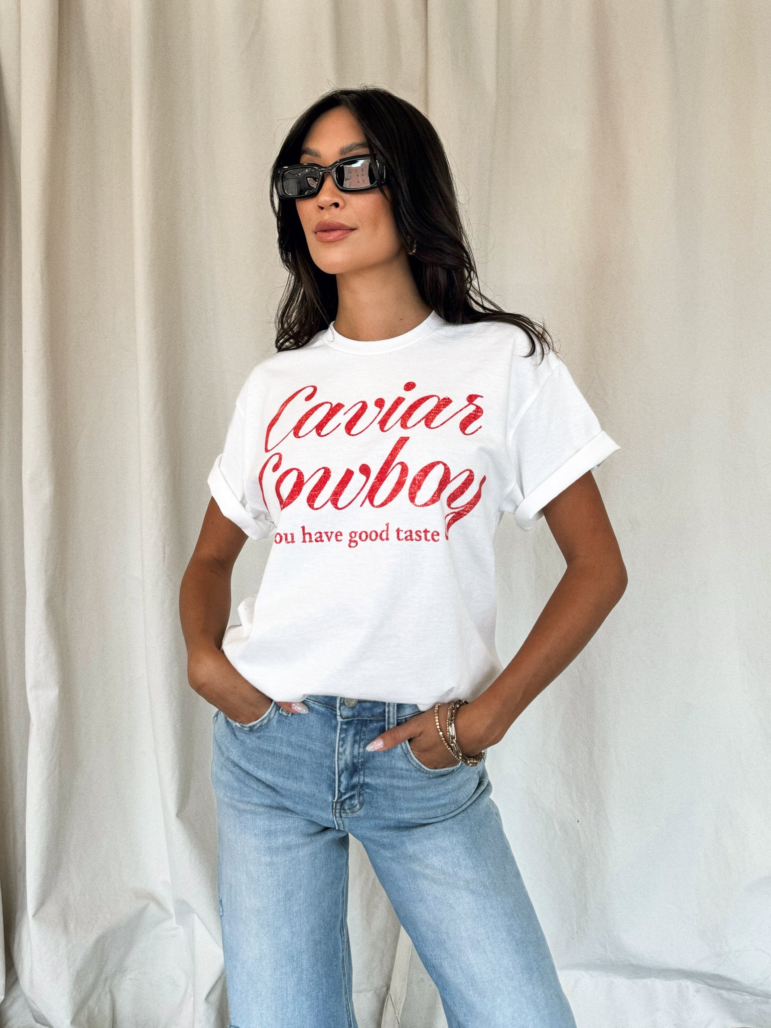 Caviar Cowboy Tee - Final Sale