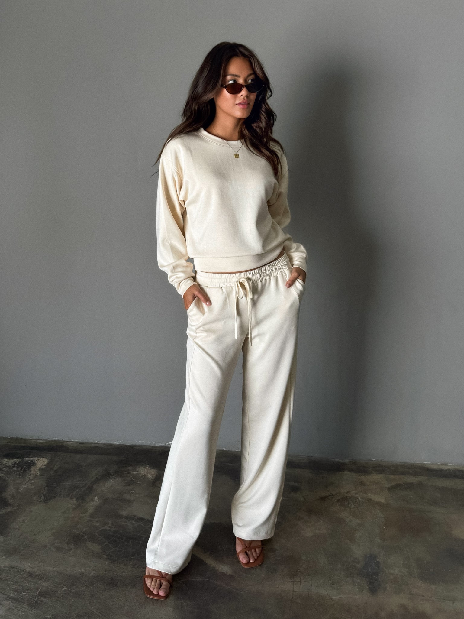 Lena Sweatshirt in Cream