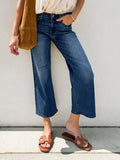 Backstage Wide Leg Jeans in Dark Denim