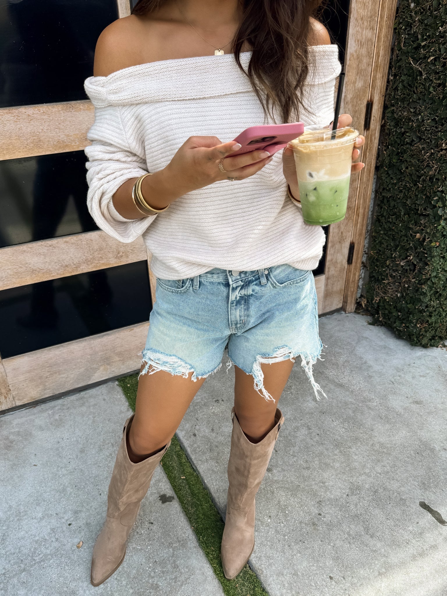 Nolan Off The Shoulder Sweater