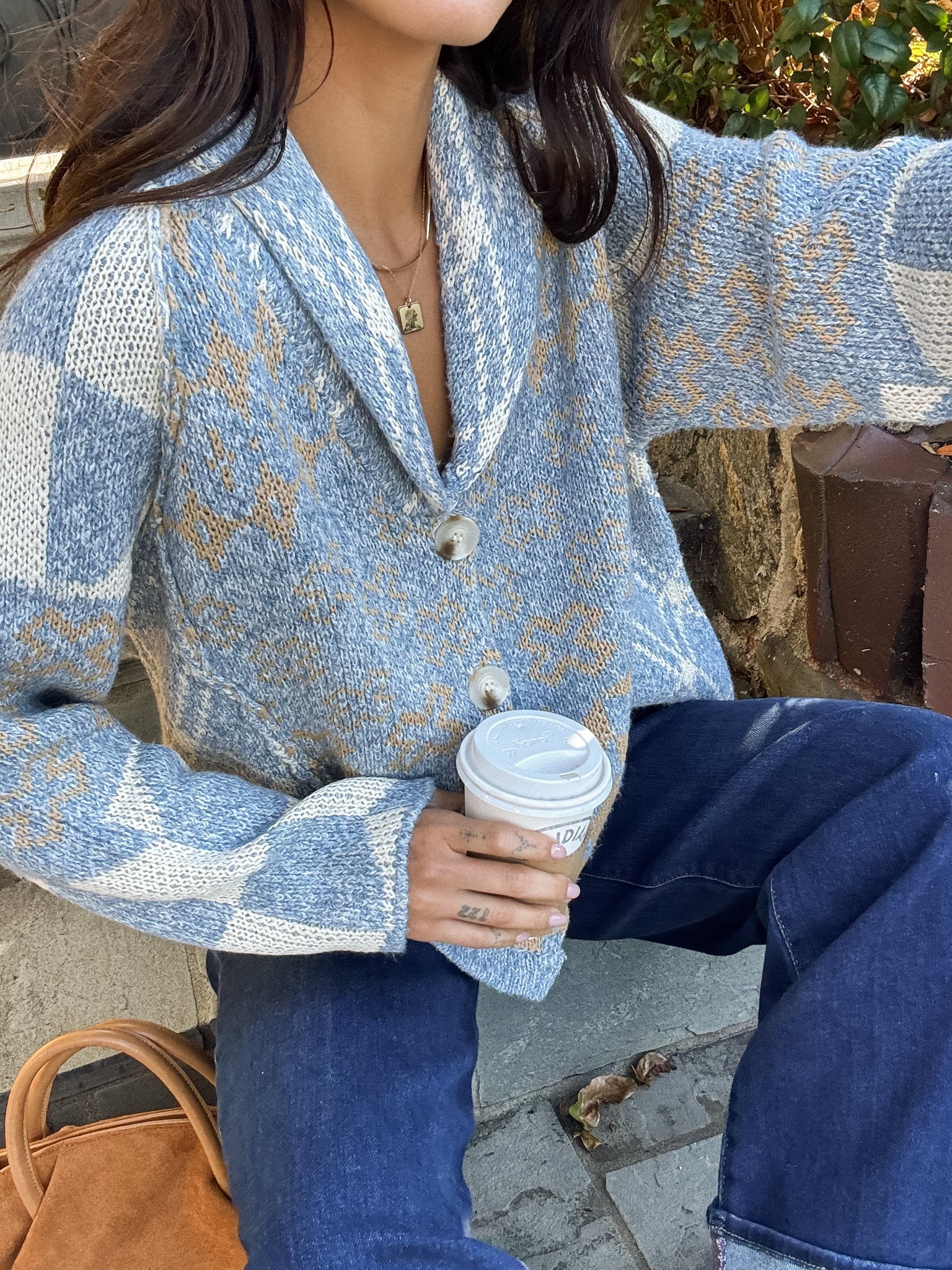 Ella Speckled Knit Sweater