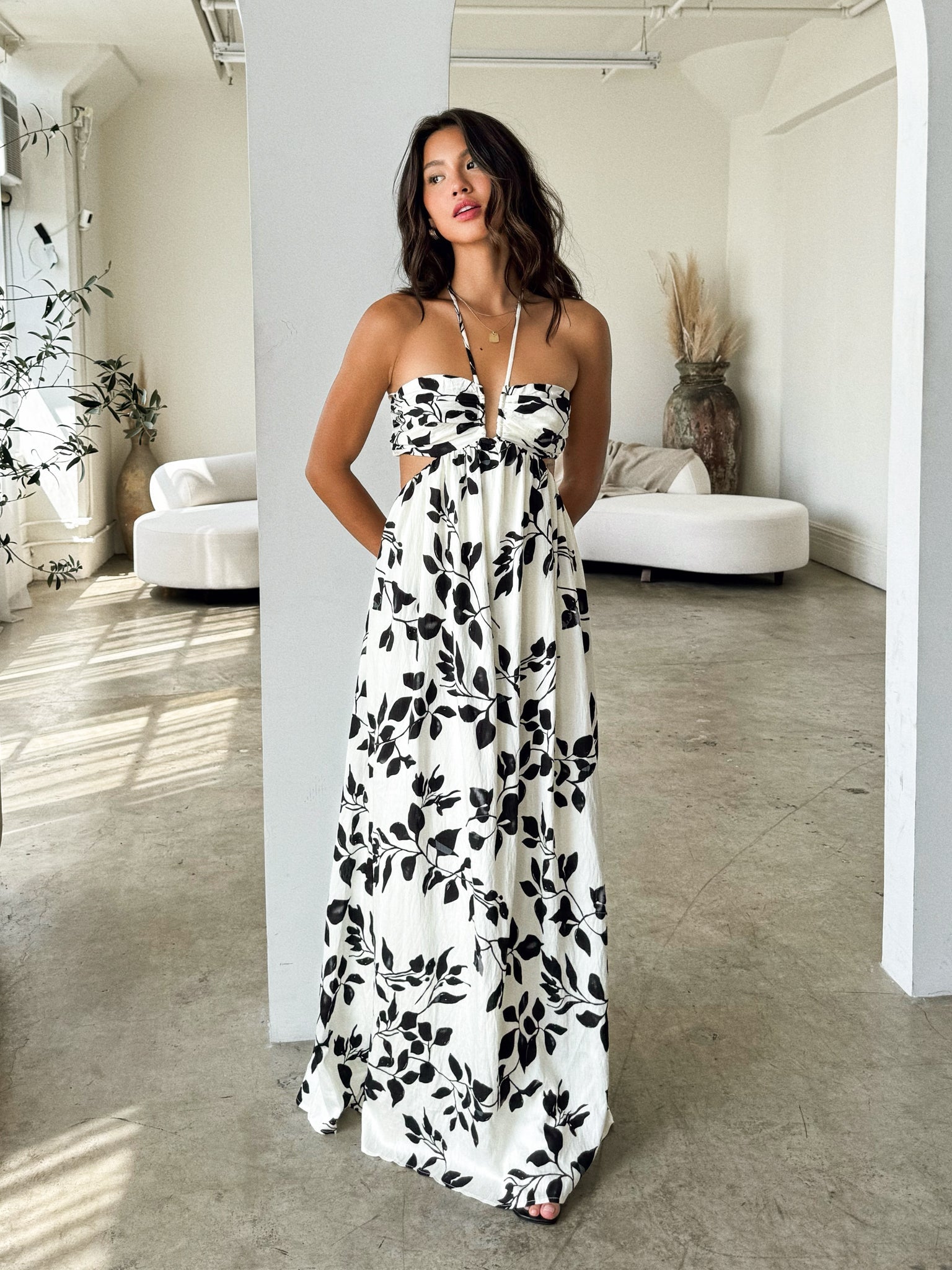 Bardot Floral Maxi Dress