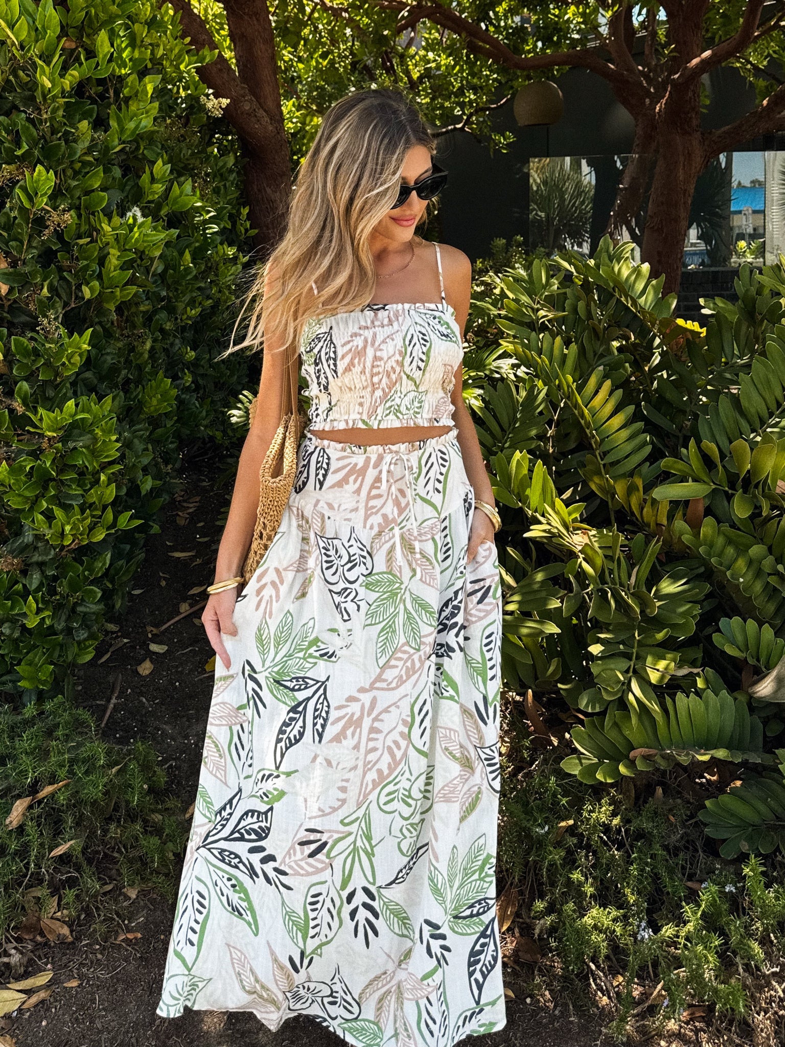 Jet Lagged Smocked Top - Final Sale