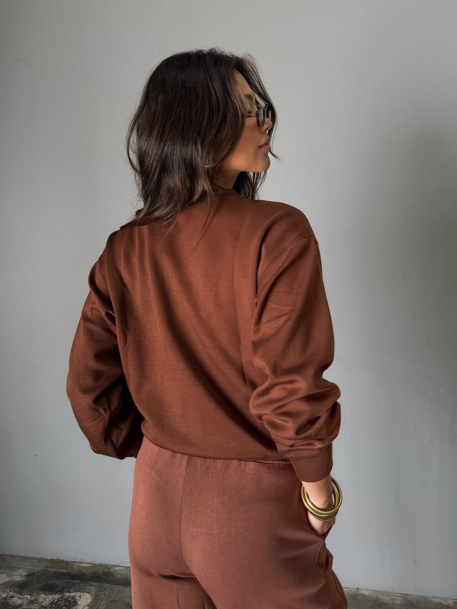 Lena Sweatshirt in Chestnut