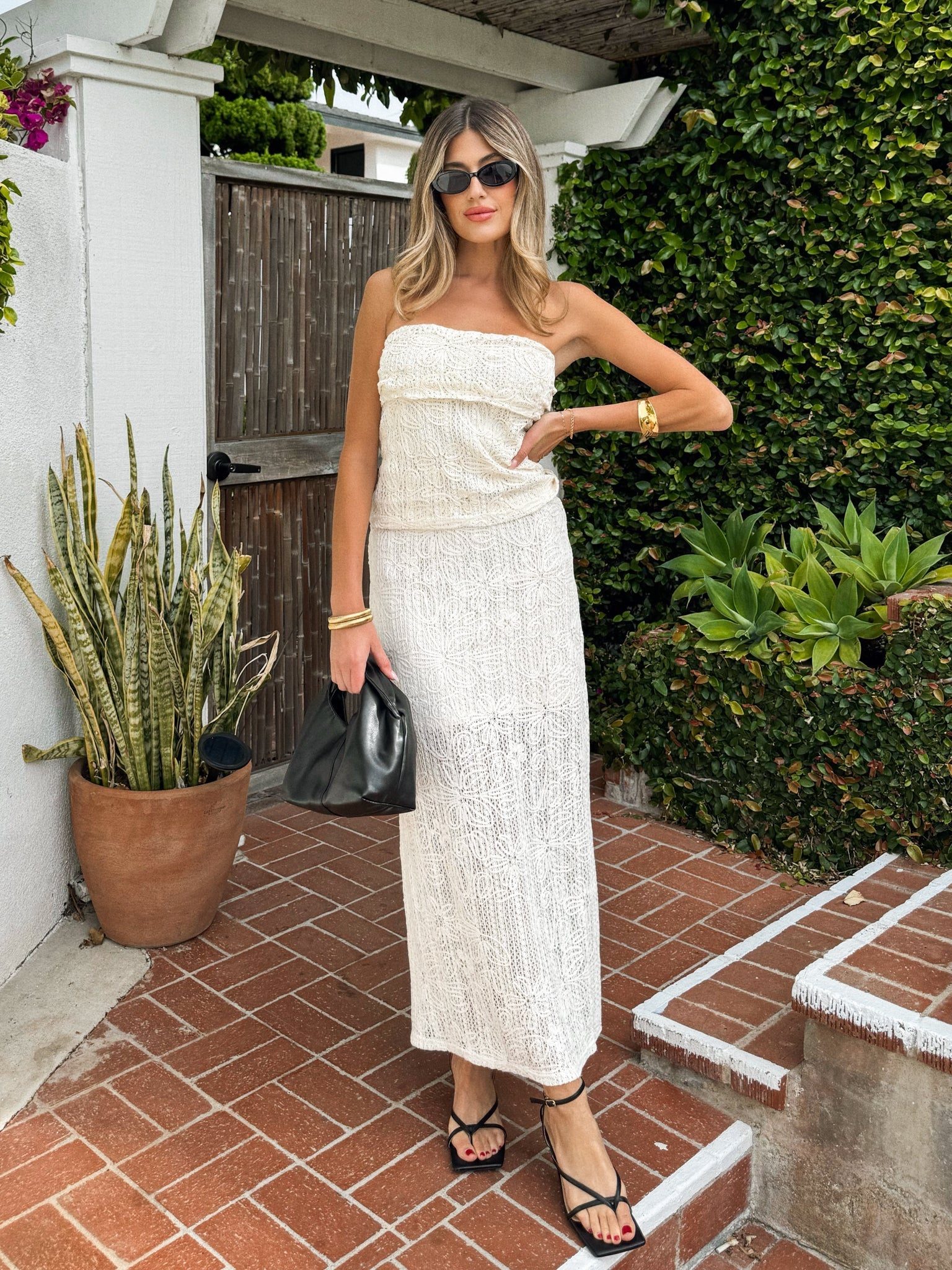 Gemini Lace Midi Skirt - Final Sale
