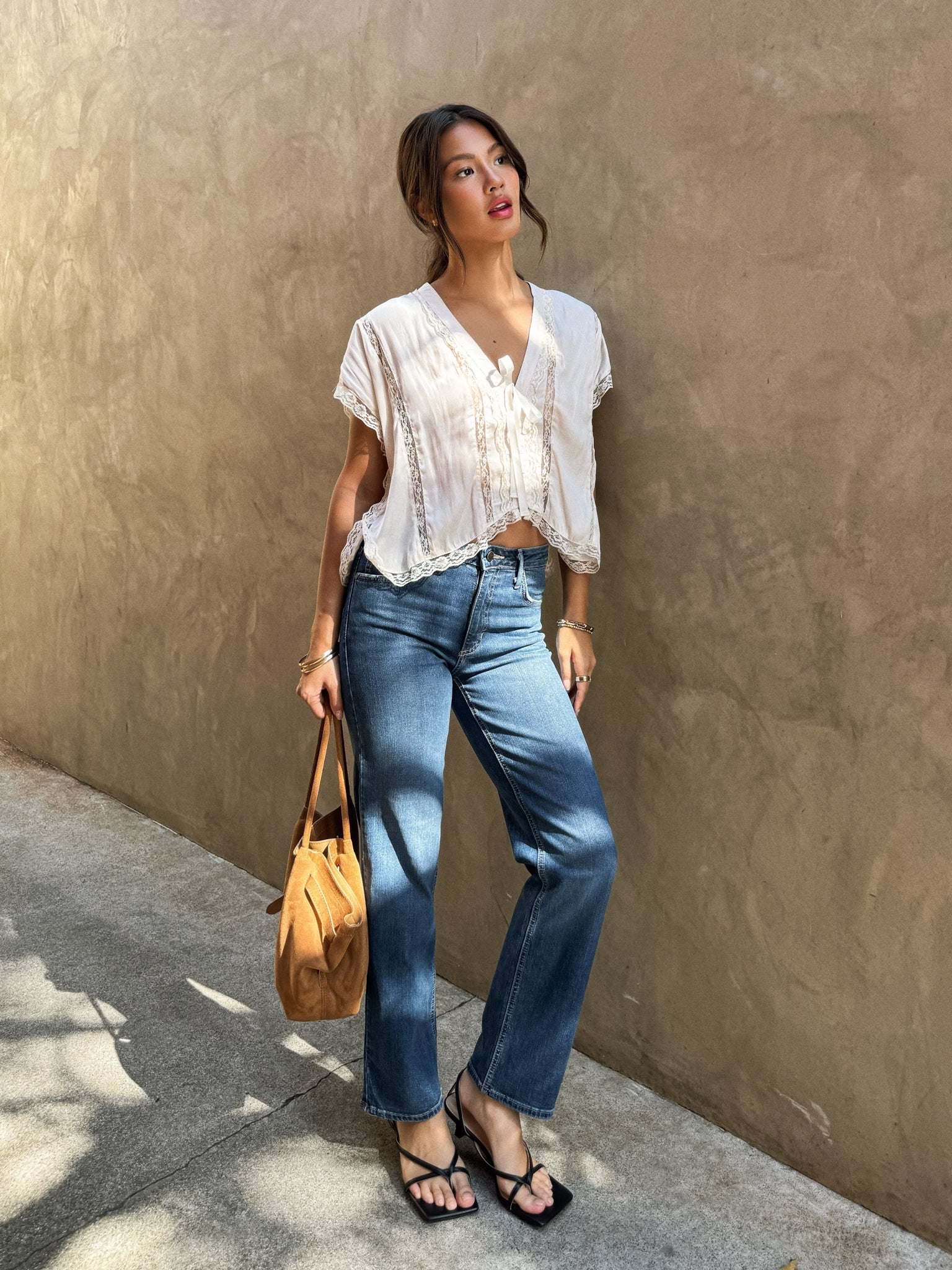 90's Straight Leg Jeans in Dark Denim