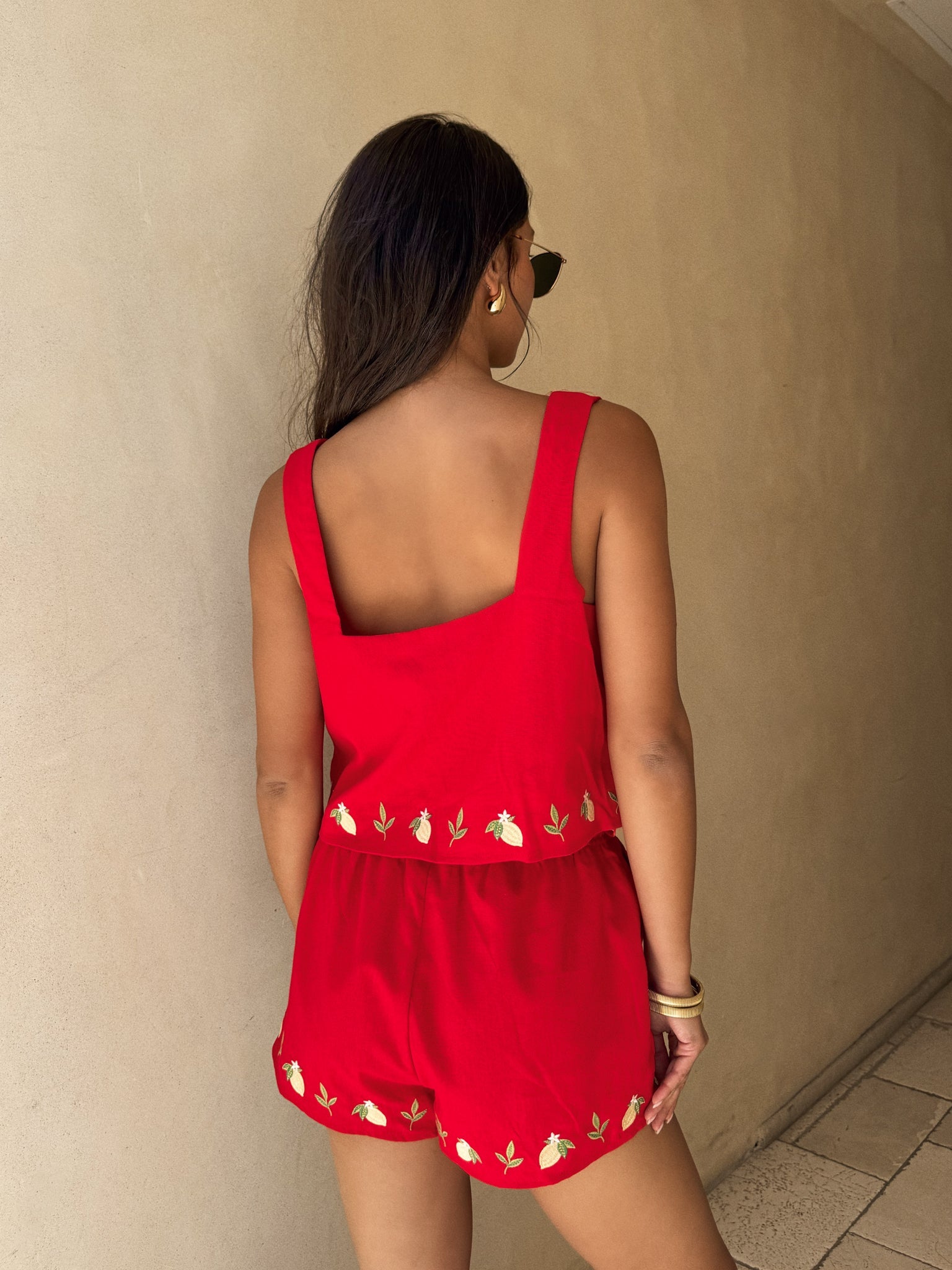 Hot Spell Embroidered Shorts - Final Sale