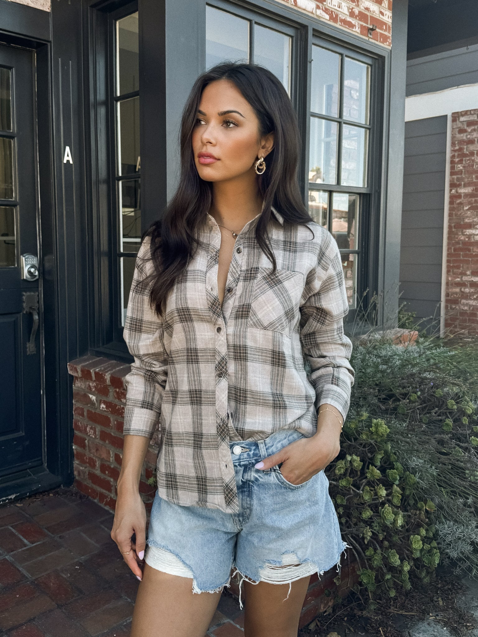 Fireside Flannel in Mushroom
