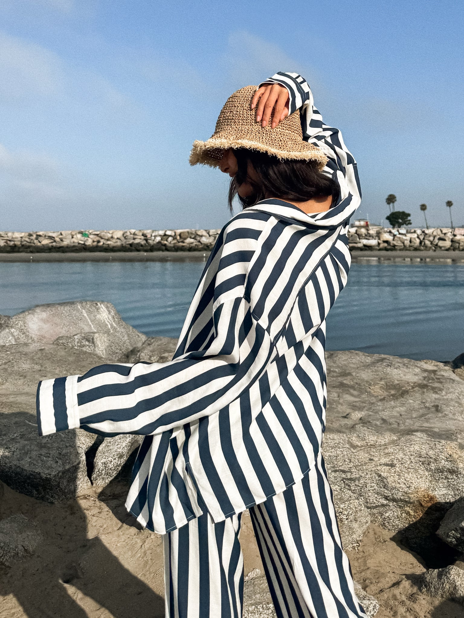 Lido Stripe Button Down - Final Sale