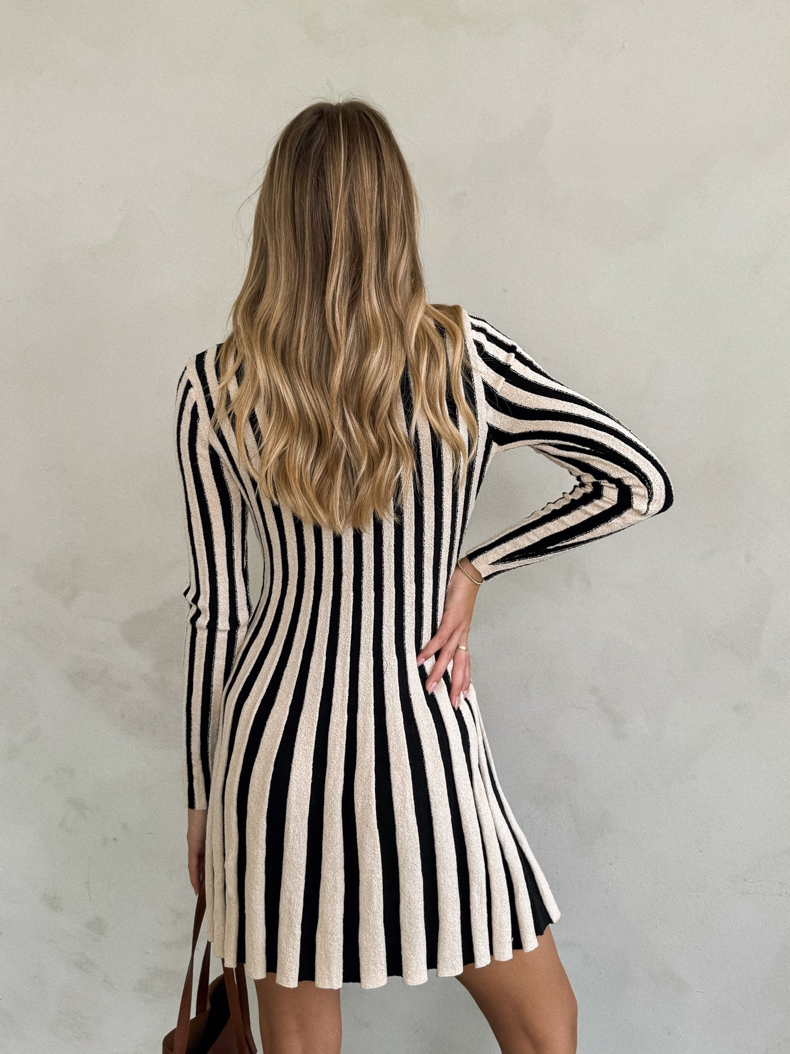 Gianna Stripe Knit Mini Dress