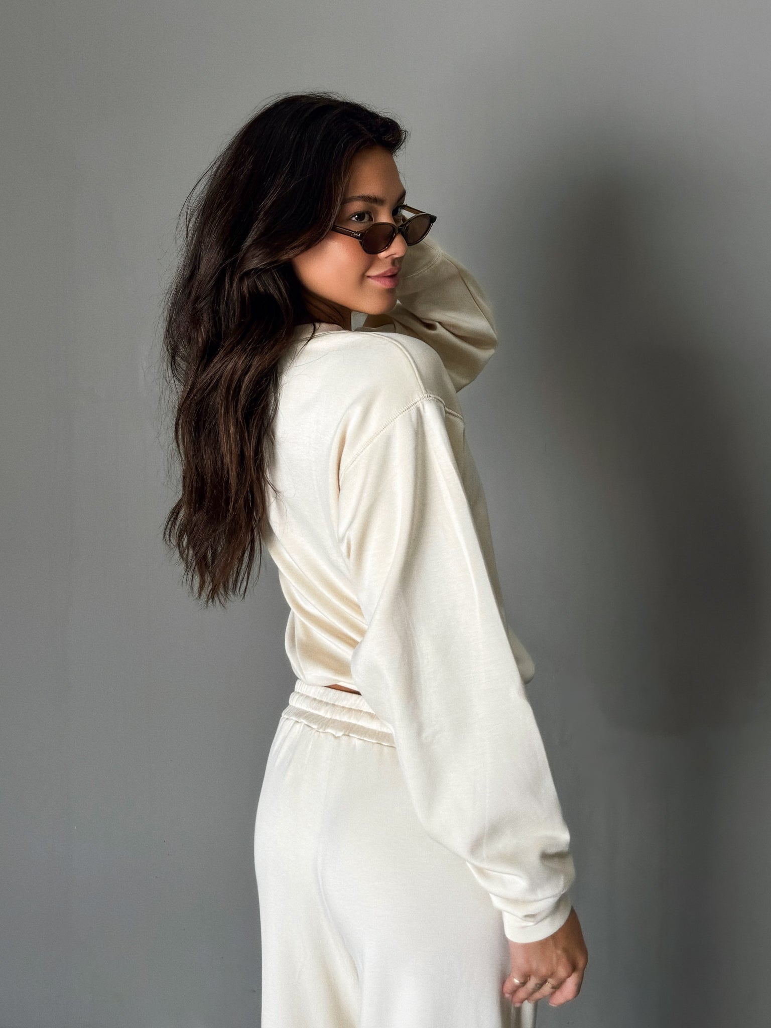 Lena Sweatshirt in Cream
