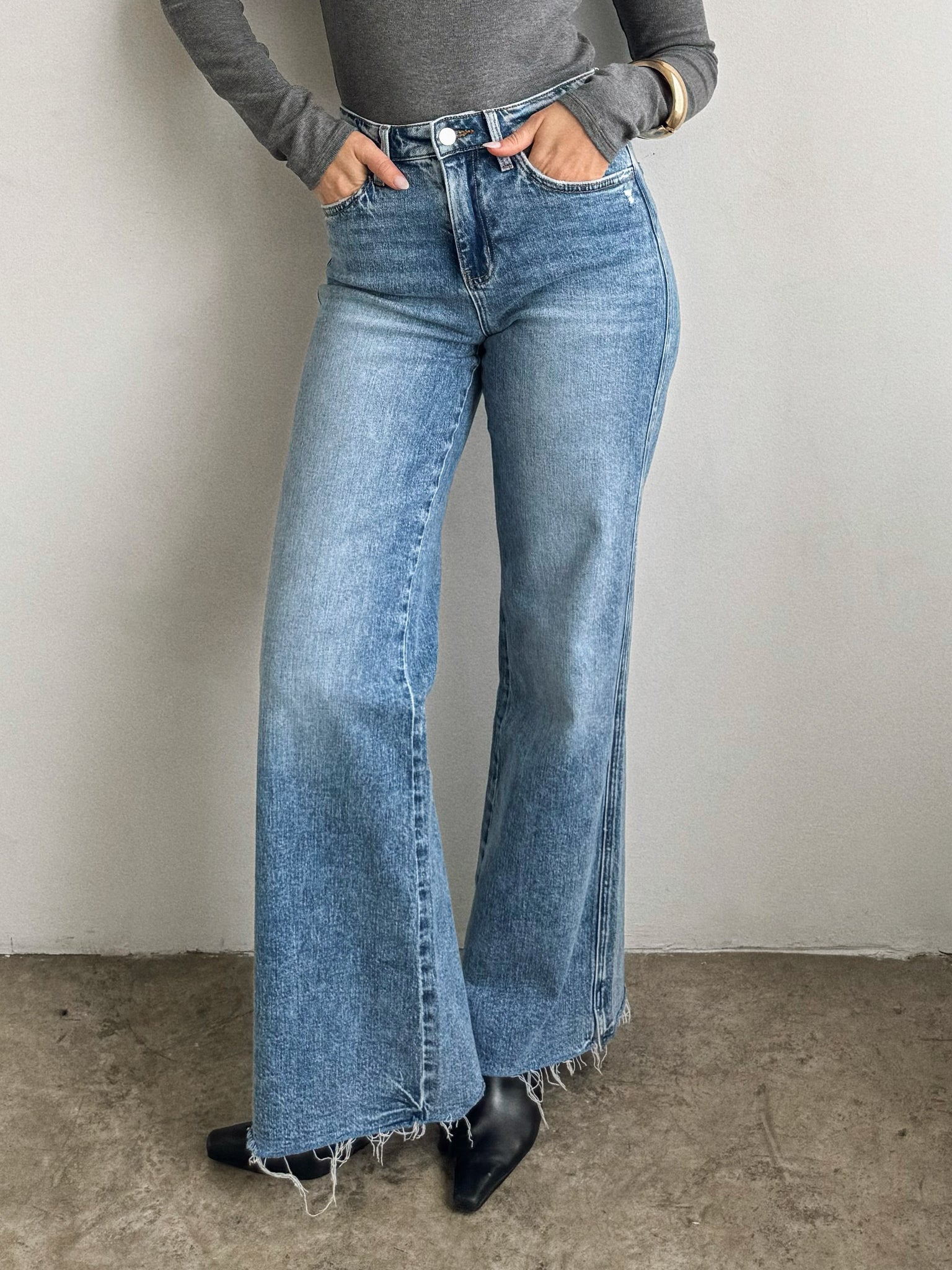 Lively High Rise Flare Jeans
