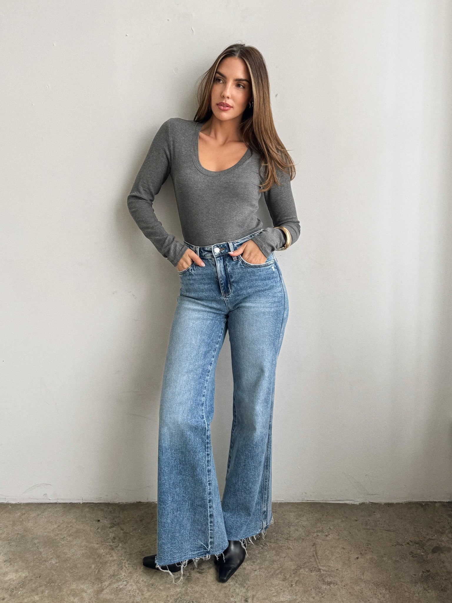 Lively High Rise Flare Jeans