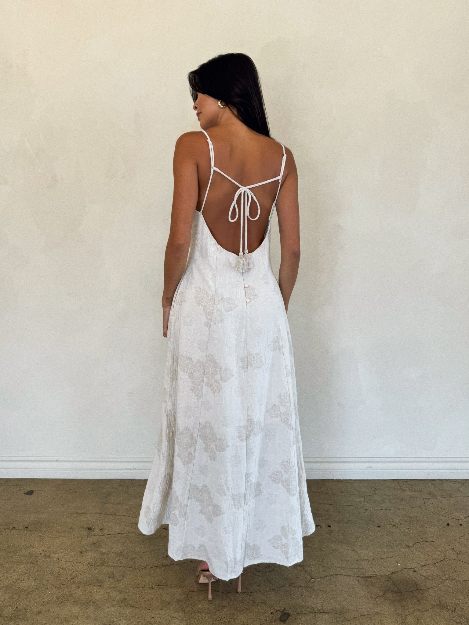 Celine Jacquard Maxi Dress