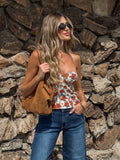 Rosalie Floral Bustier Top