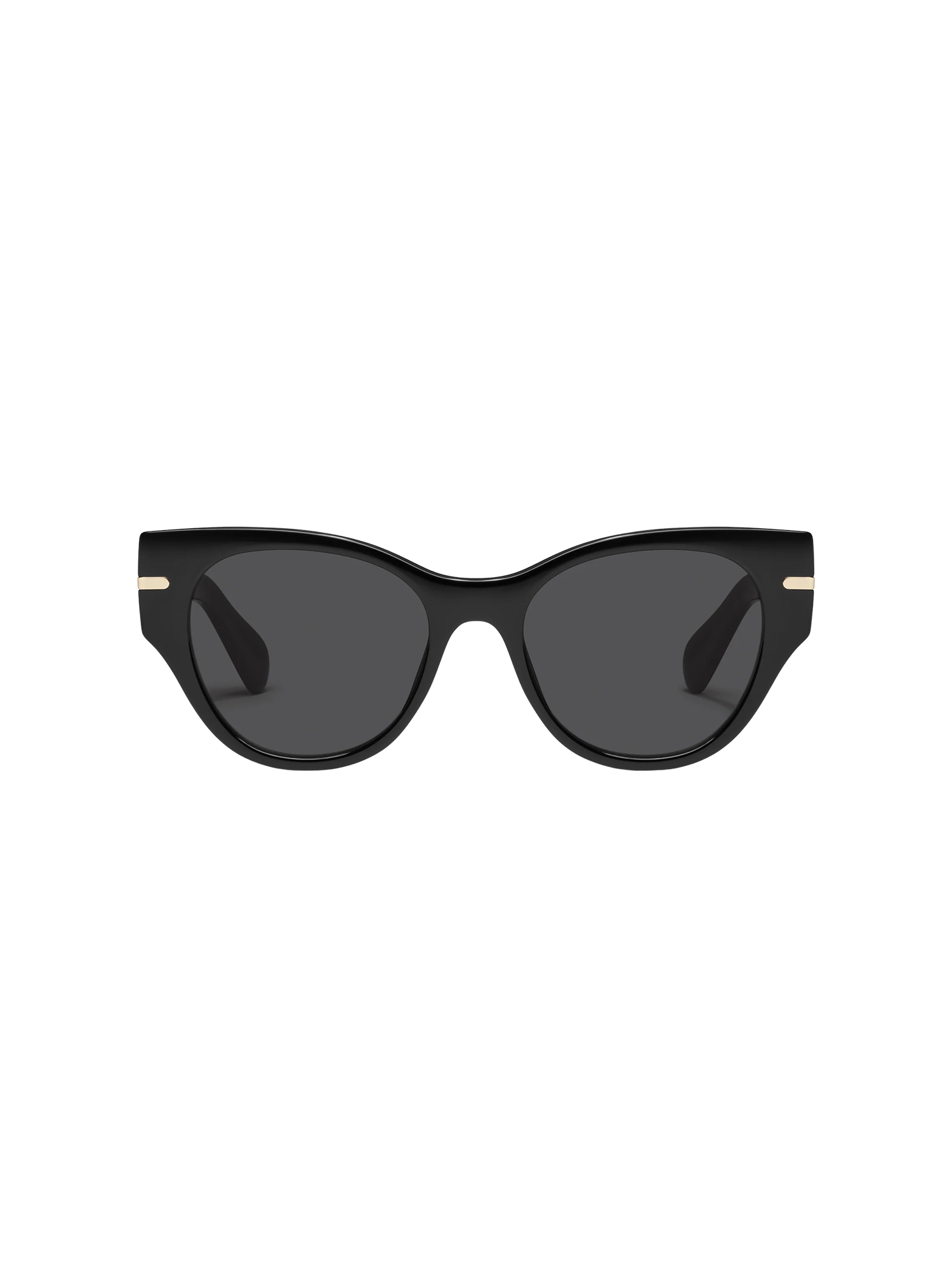 Chit Chat Sunnies in Blk/Smoke