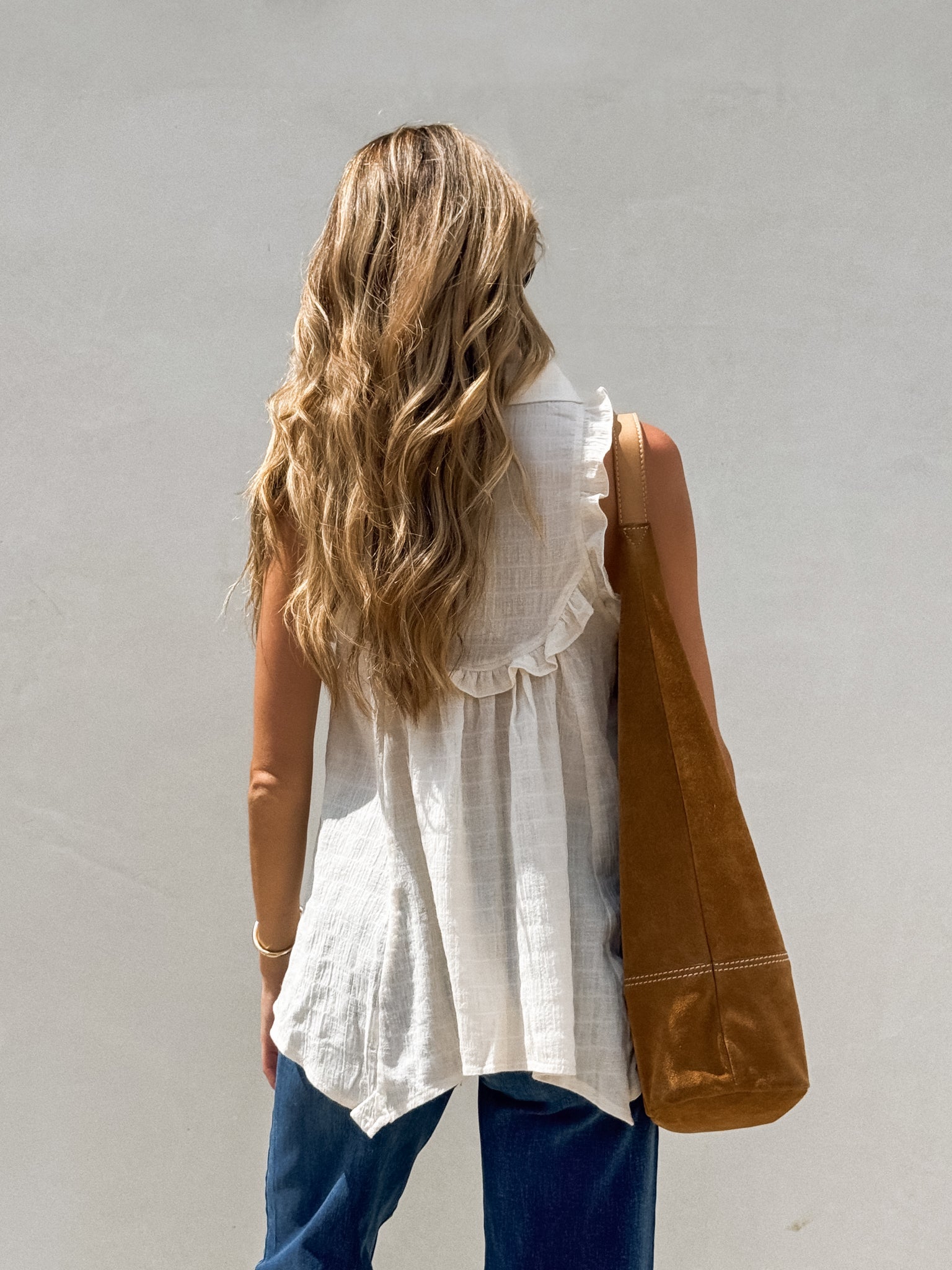 Maisie Textured Ruffle Blouse