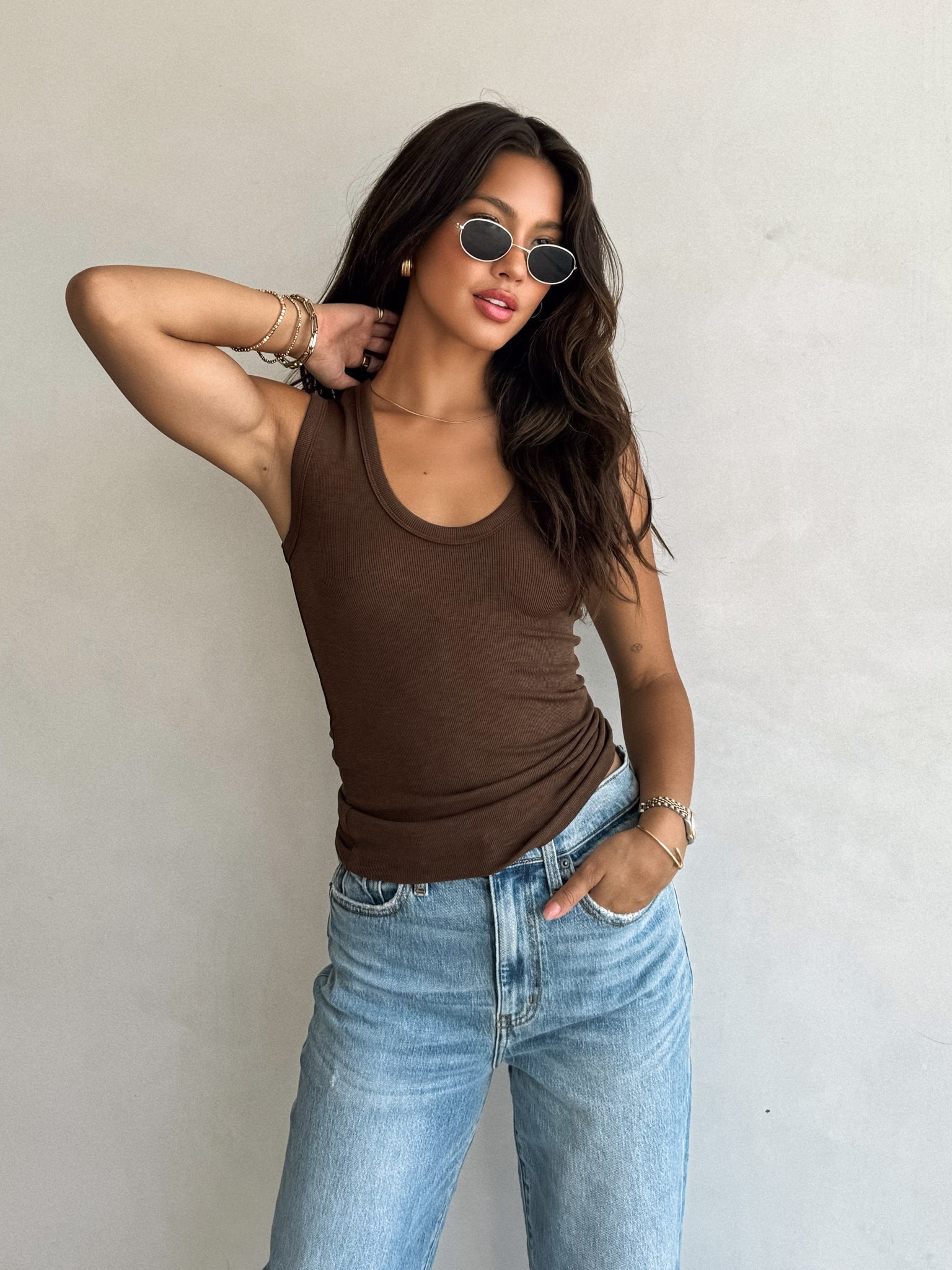 Cait Scoop Neck Tank