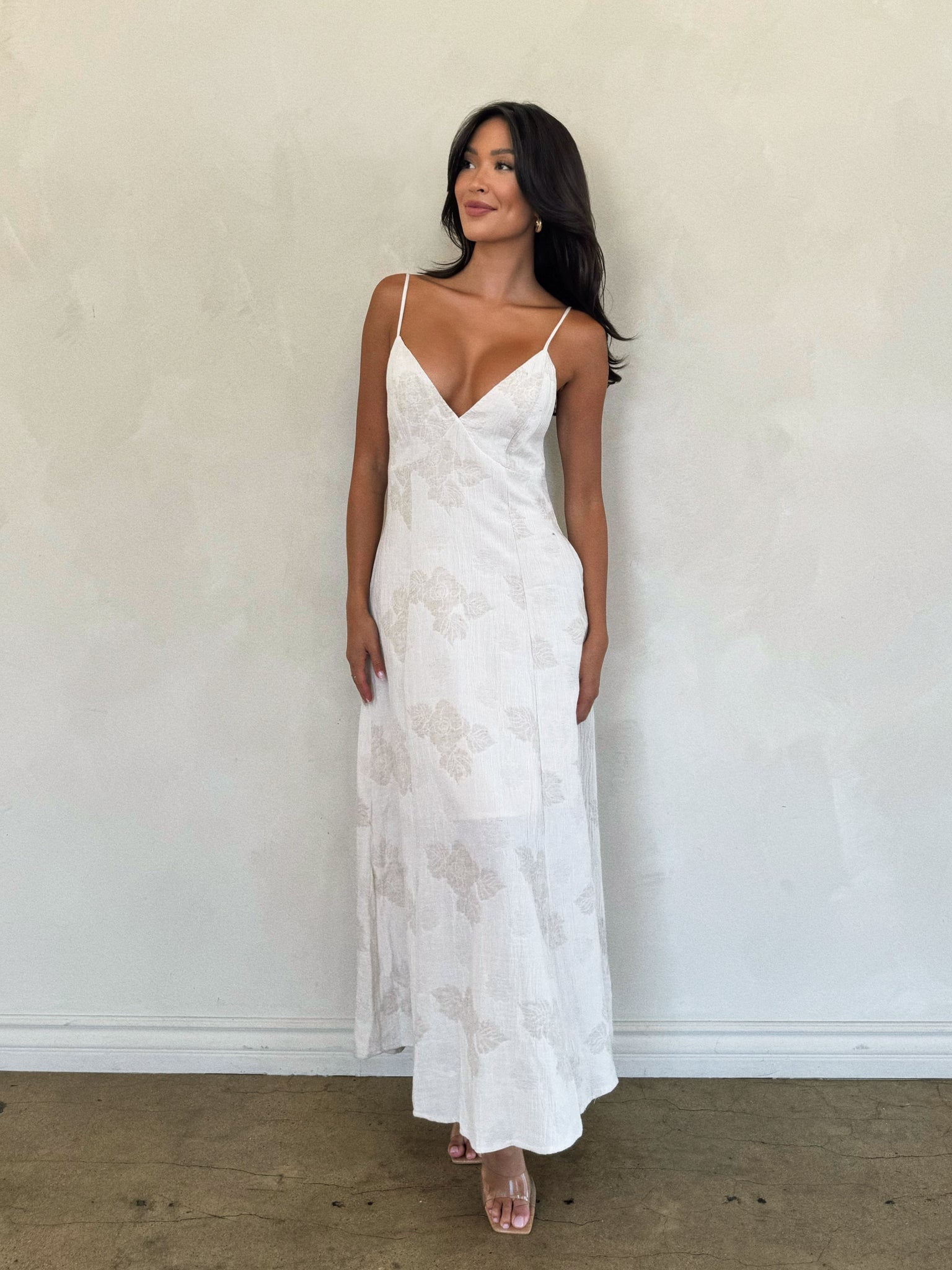 Celine Jacquard Maxi Dress