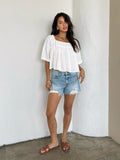 Lennon Open Back Blouse - Final Sale