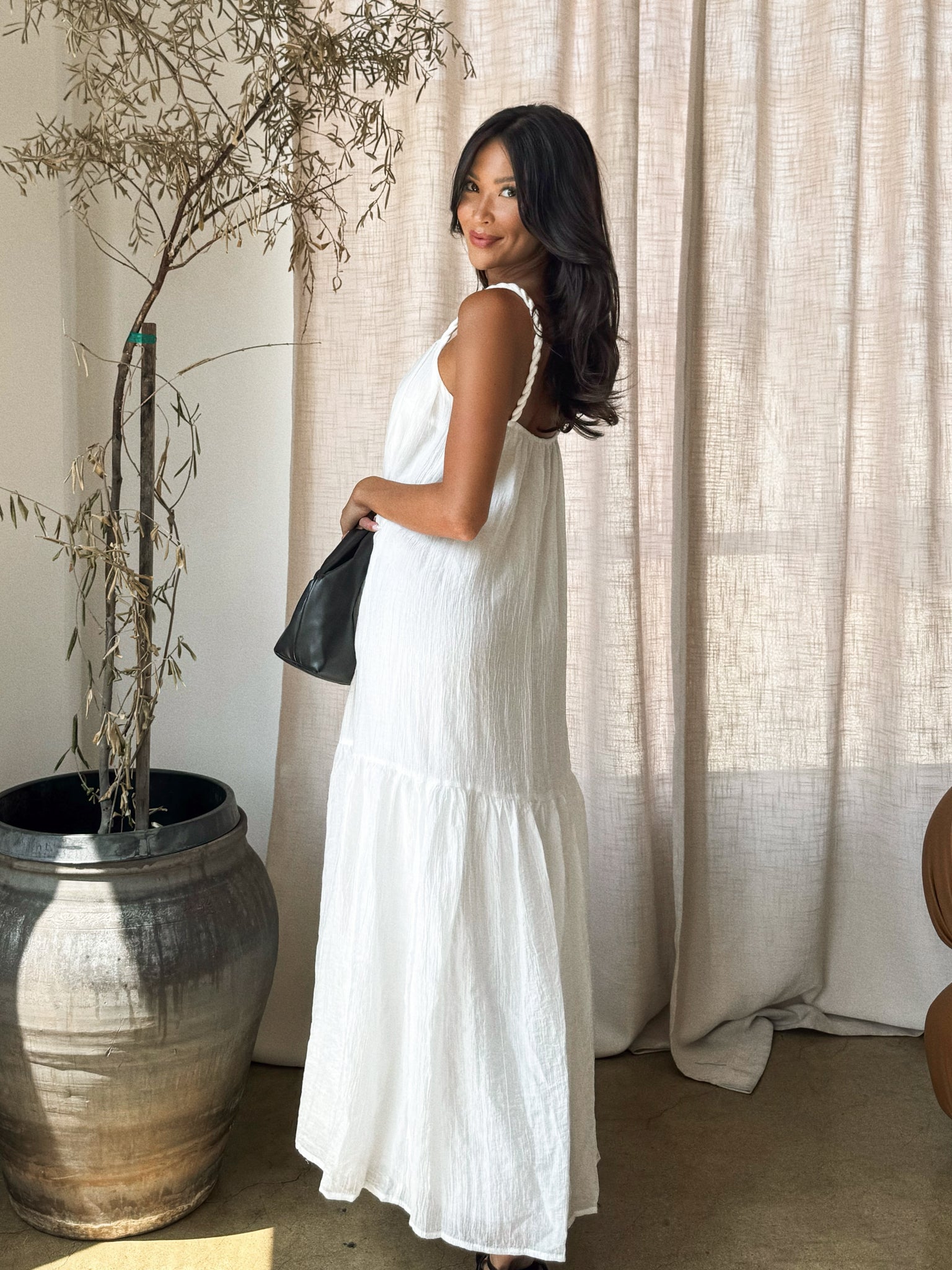 Tallulah Maxi Dress in White - Final Sale