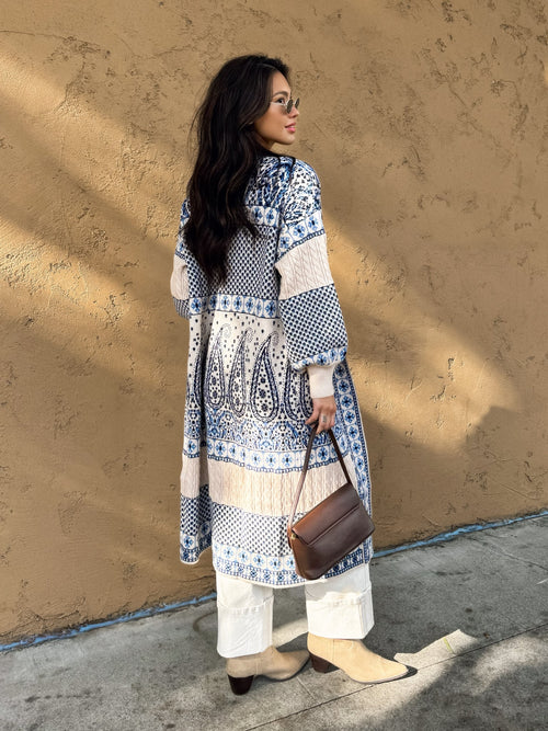 Alpine Paisley Cardigan