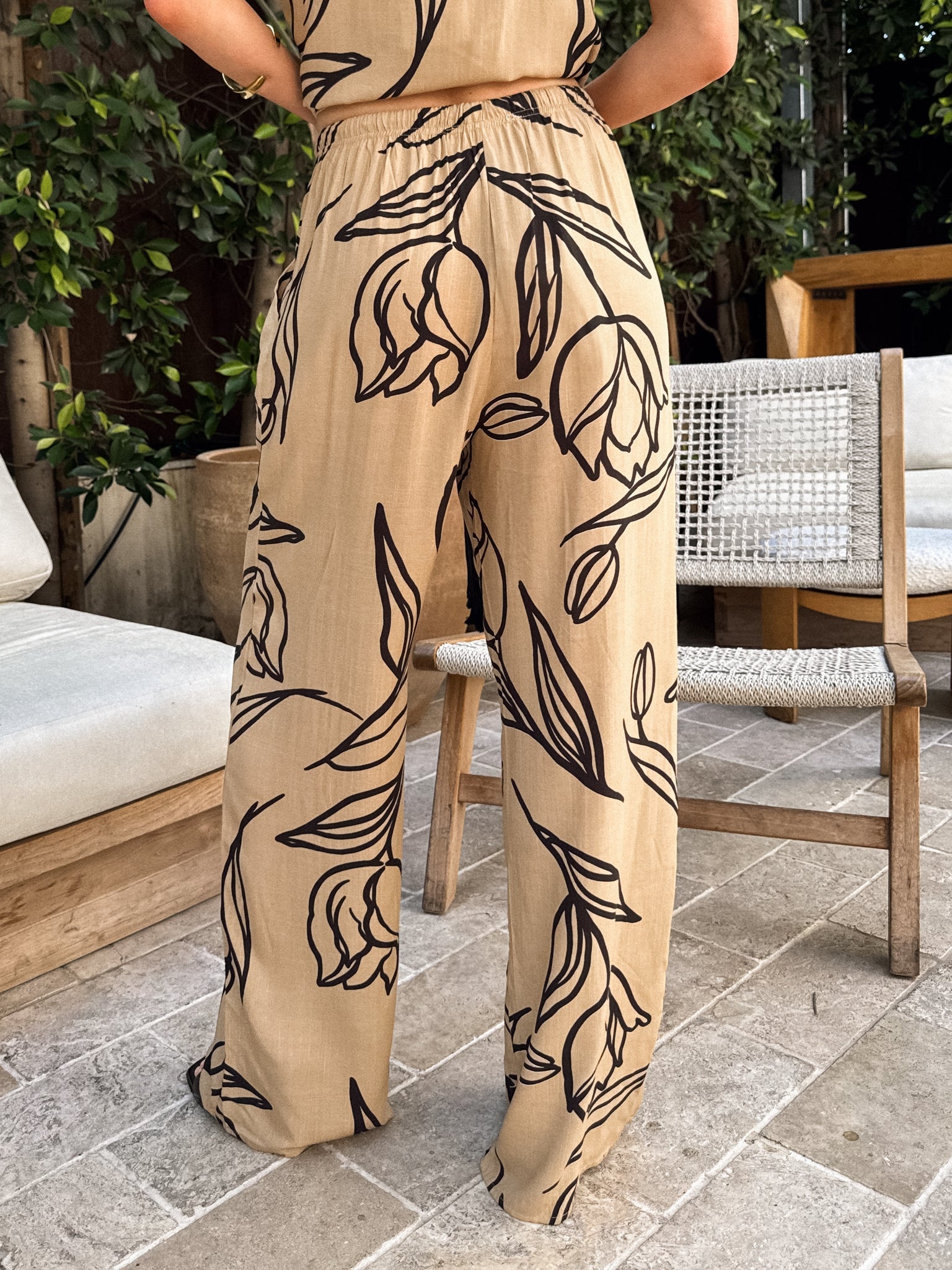 Tulips Wide Leg Pants - Final Sale