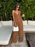 Kismet Wide Leg Linen Pants - Final Sale