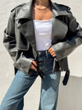 Emery Vegan Leather Jacket