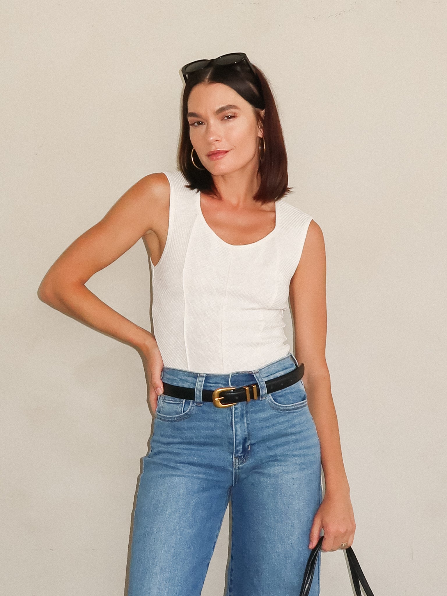 Daphne Ribbed Top - Final Sale
