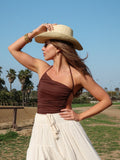 Utari One Piece Swimsuit in Brown - Final Sale