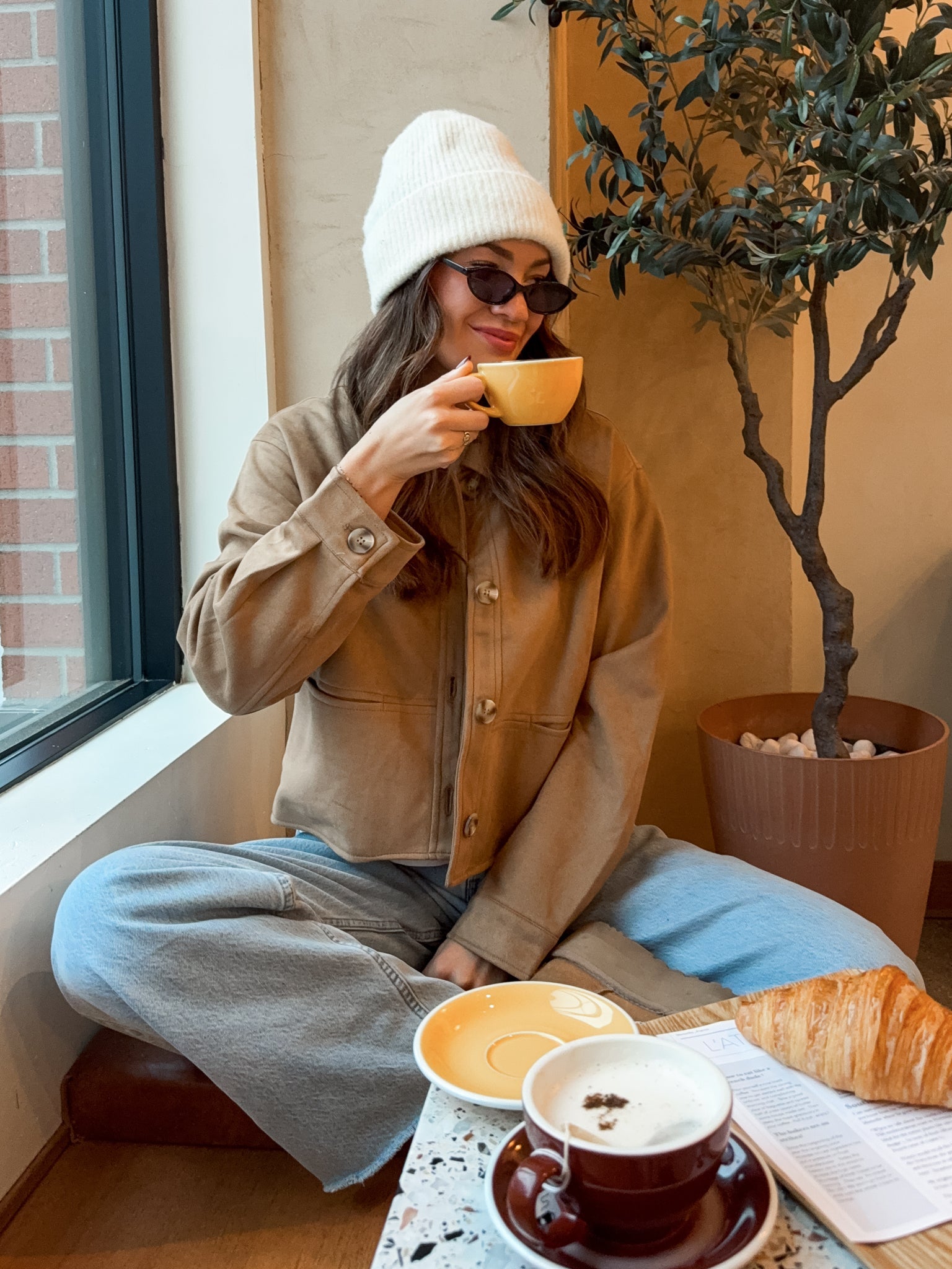 Frankie Vegan Suede Jacket