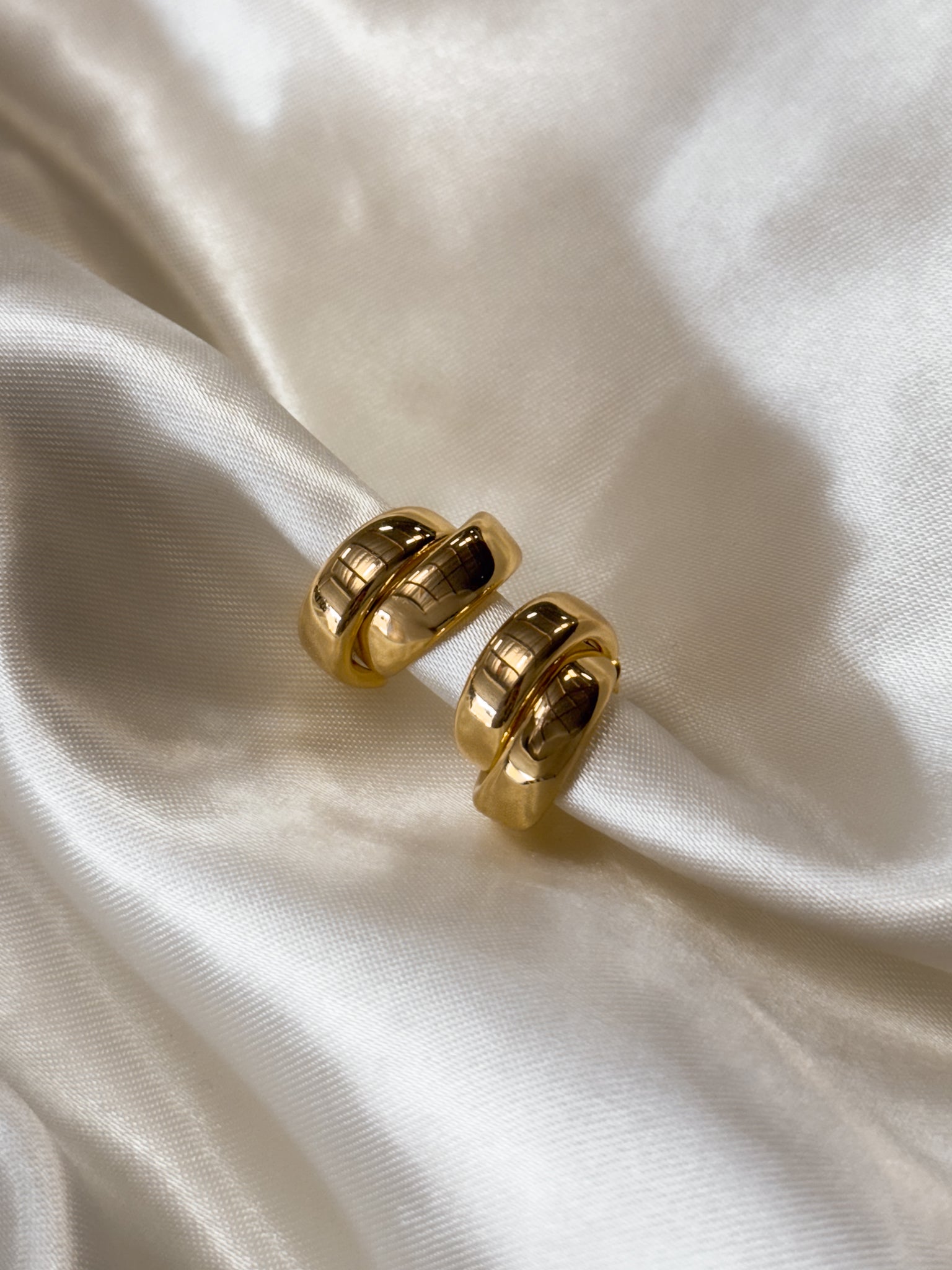 Overlapping Hoop Earrings