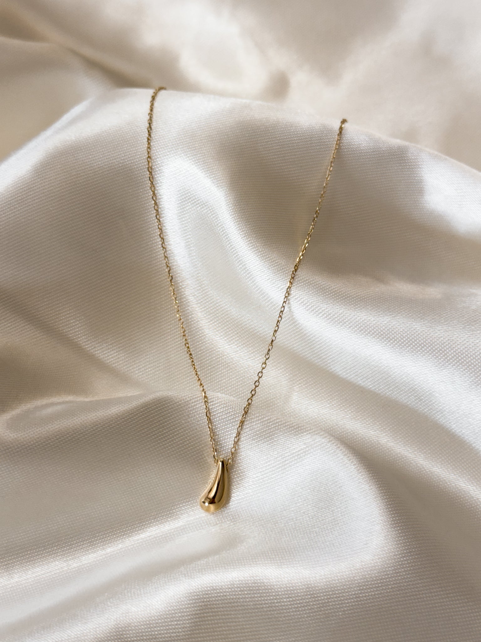 Tear Pendant Necklace