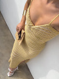 Kiwi Crochet Maxi Dress - Final Sale