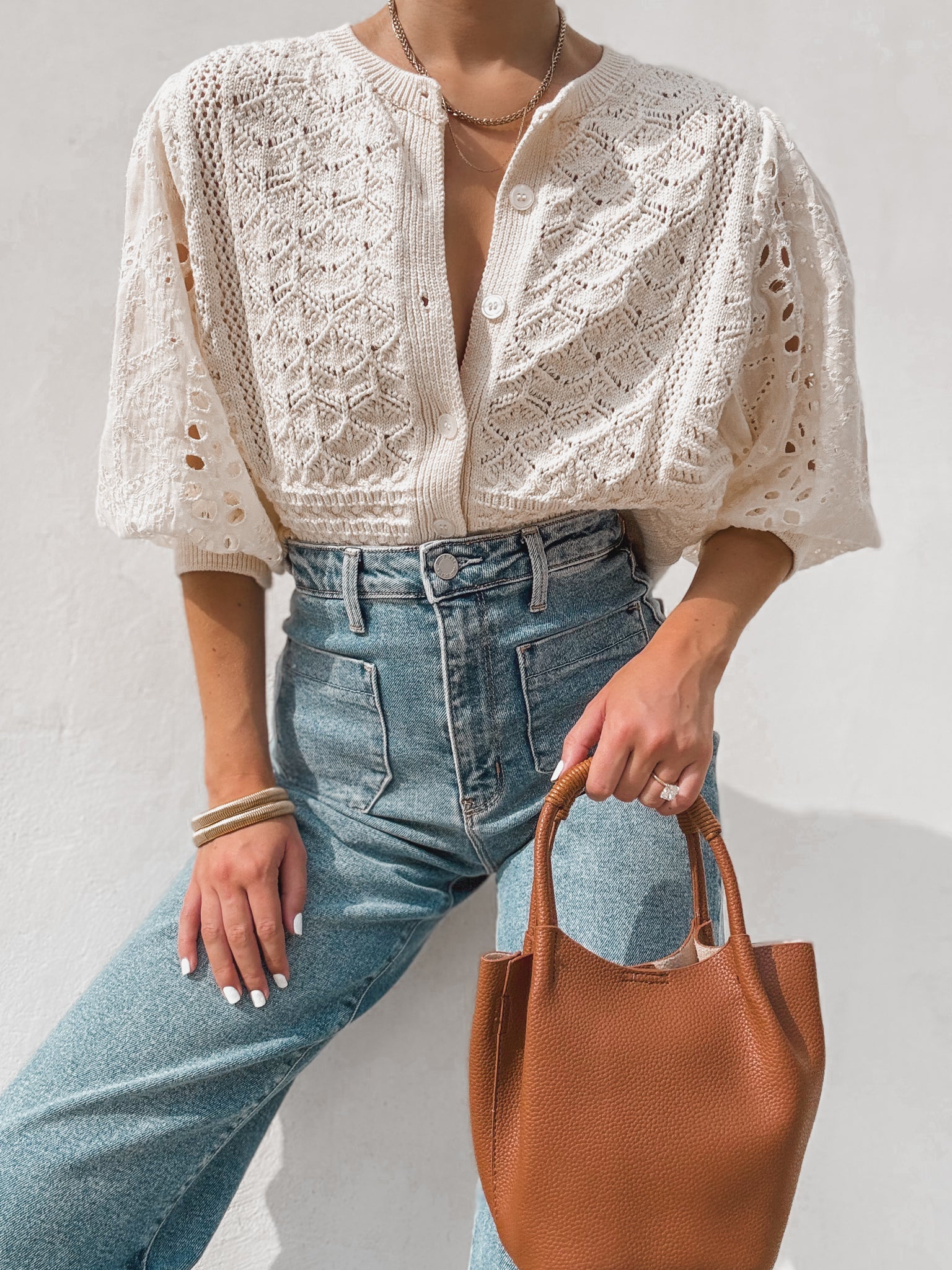 Eden Crochet Knit Top