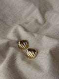 Ridged Shell Earrings