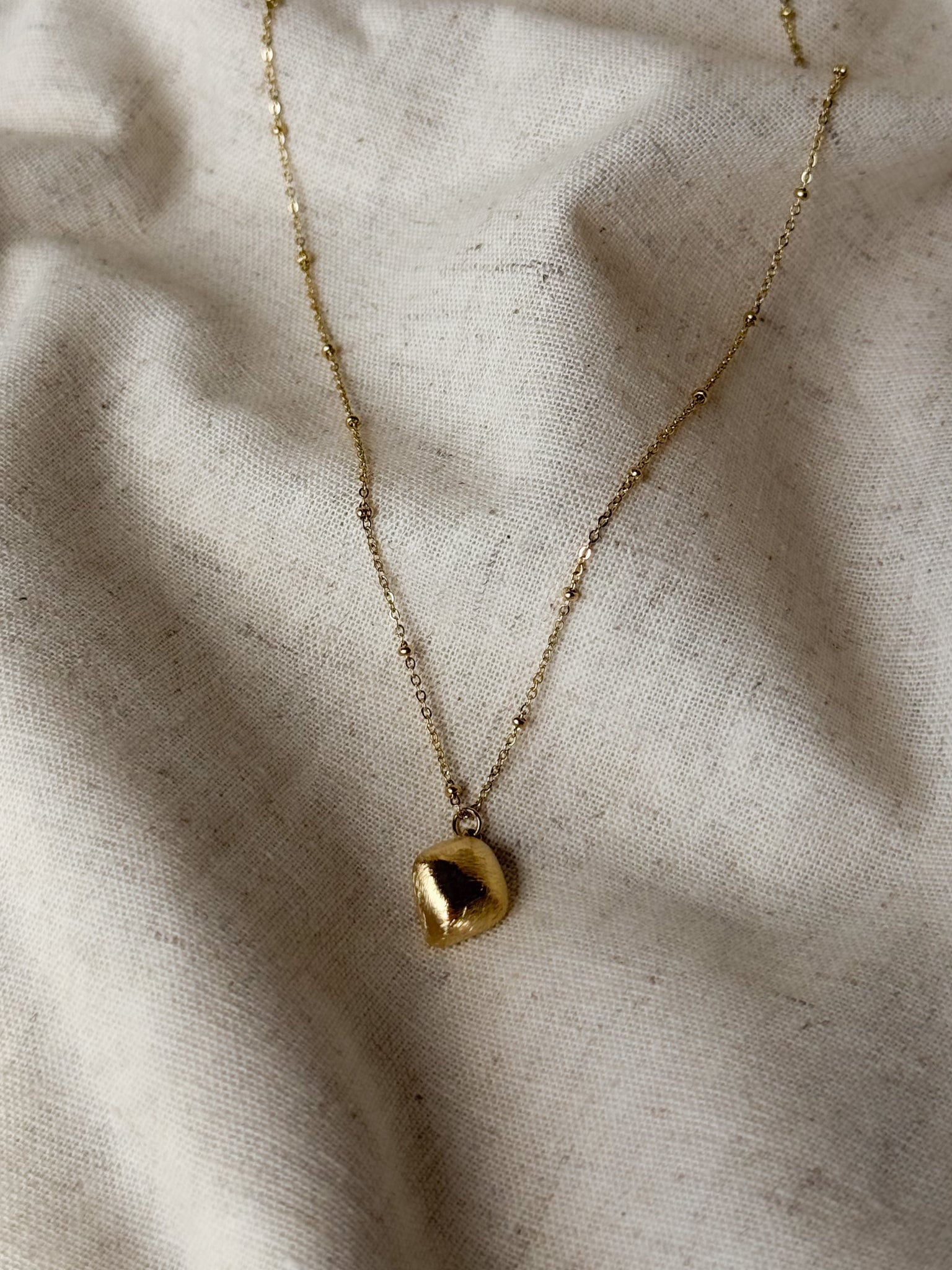 Nugget Pendant Necklace