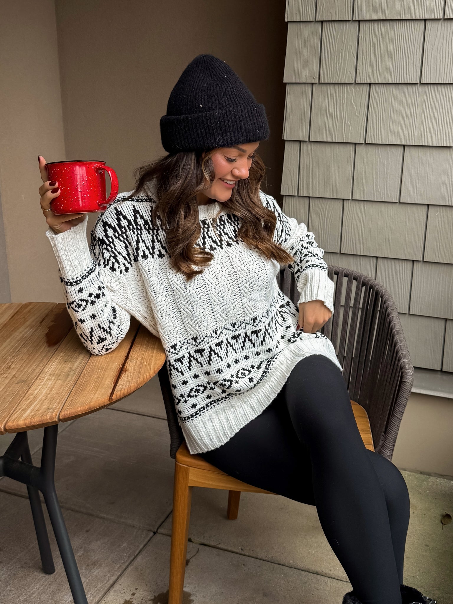 Snowdrop Cable Knit Sweater