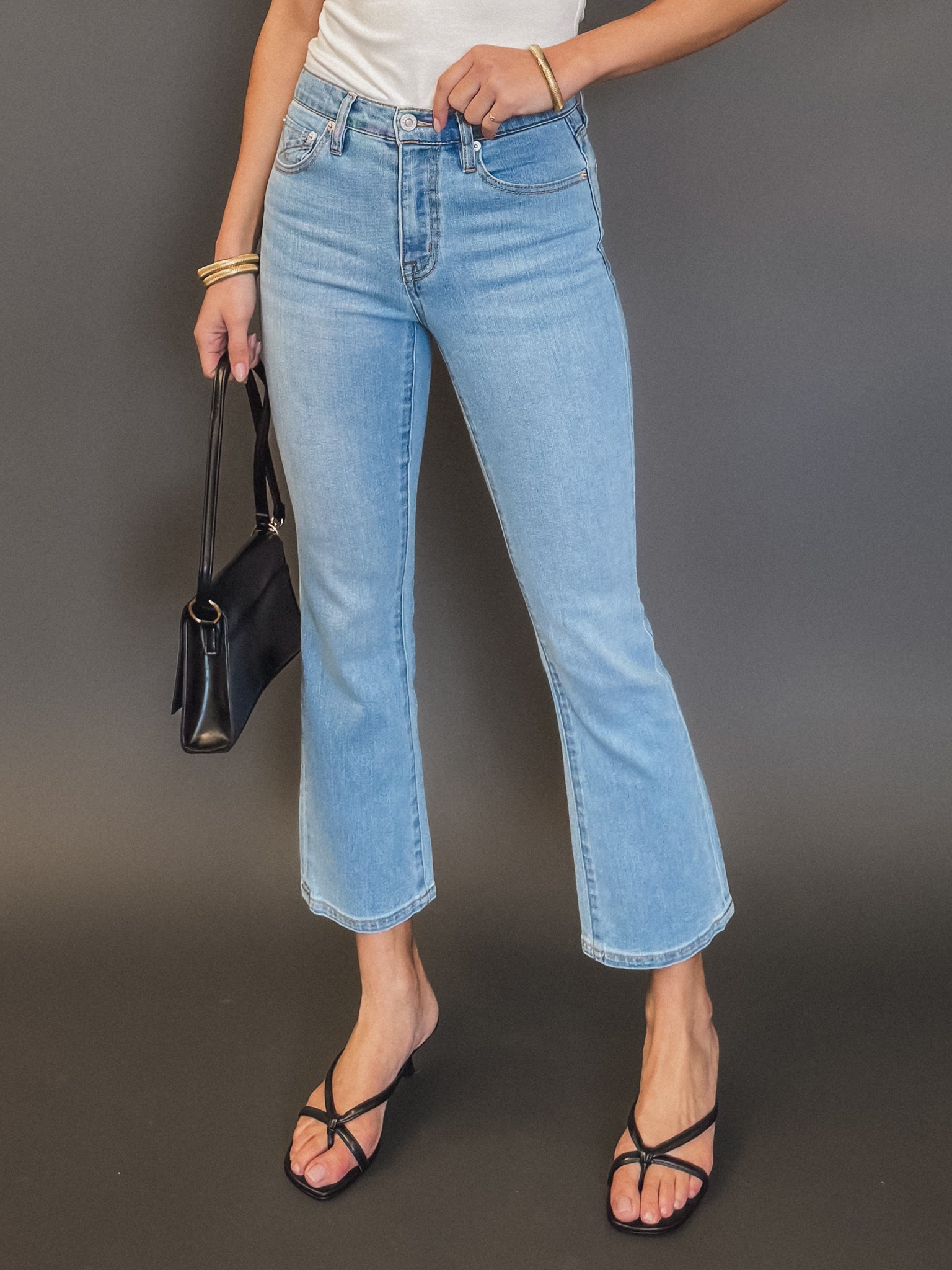 Marlow Cropped Flare Jeans