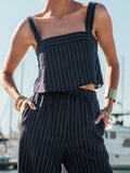 Haven Stripe Crop Top - Final Sale