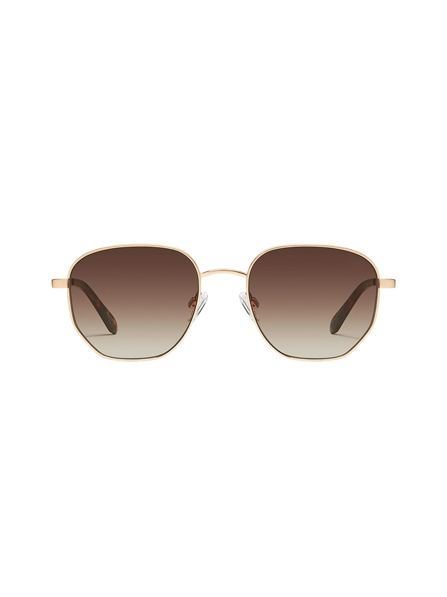 Big Time Sunnies in Brush Gold/Brn